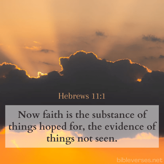 Hebrews 11:1 - Bibleverses.net