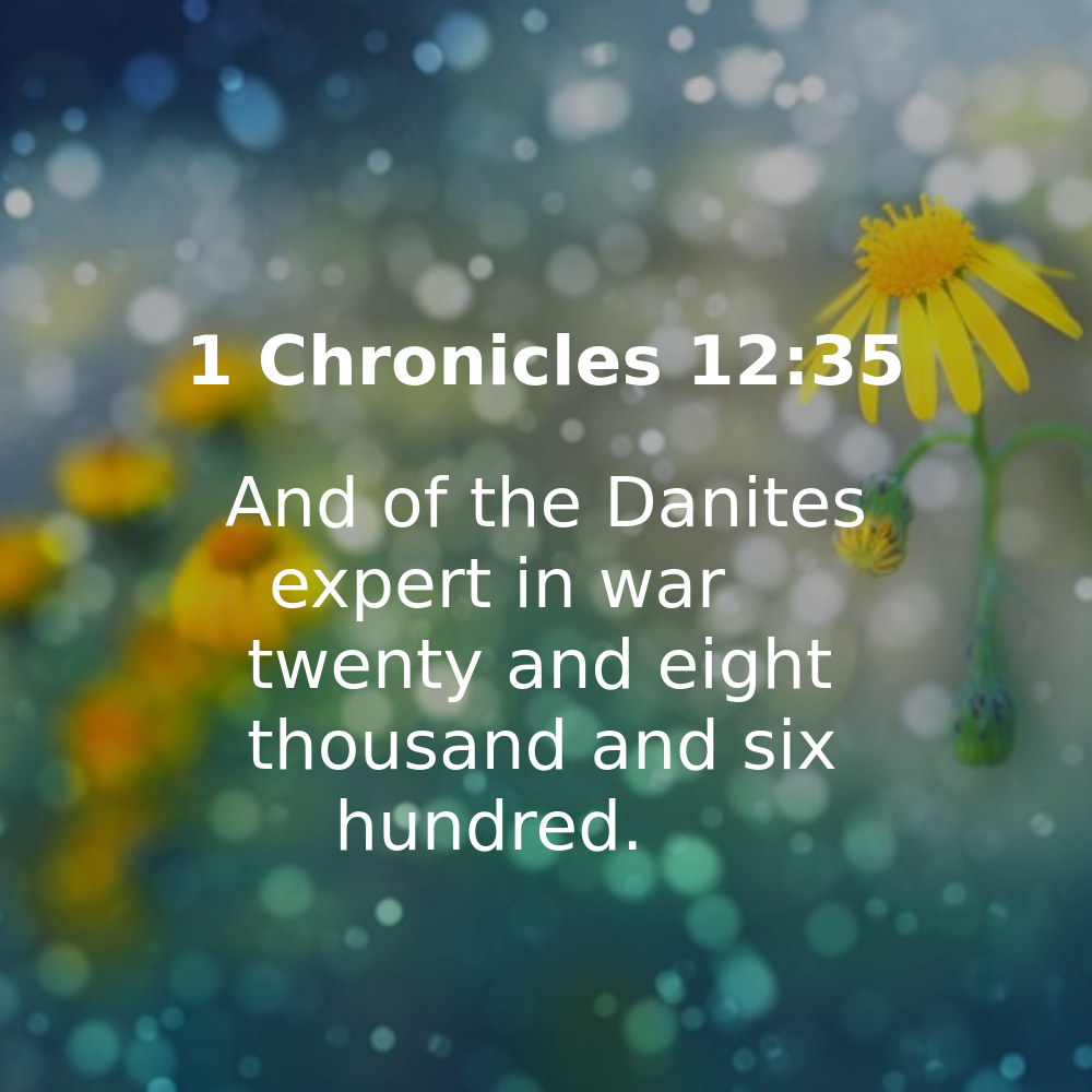 1 Chronicles 12:35 - Bibleverses.net