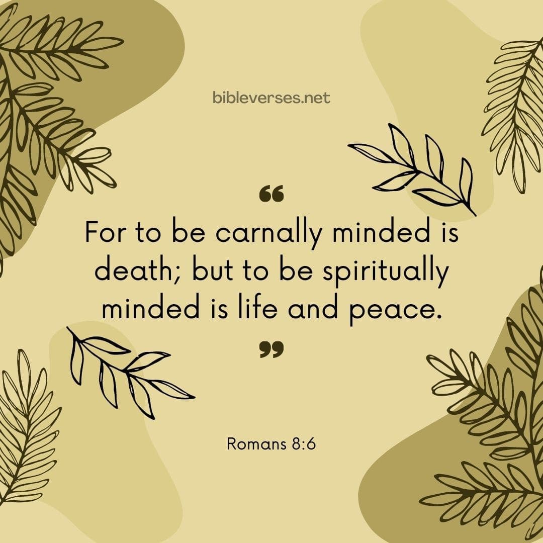 Romans 8:6 - Bibleverses.net