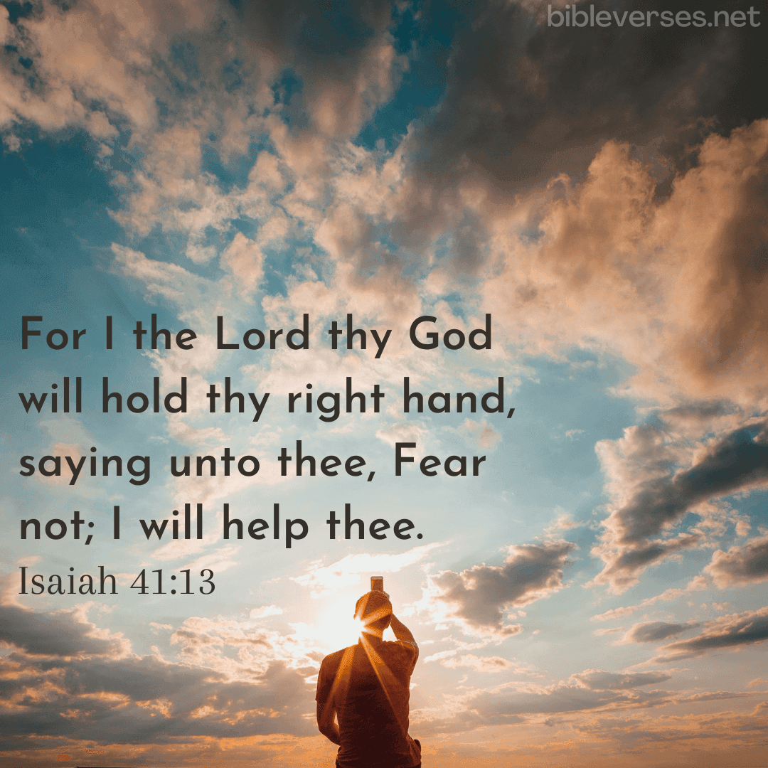 Isaiah 41:13 - Bibleverses.net