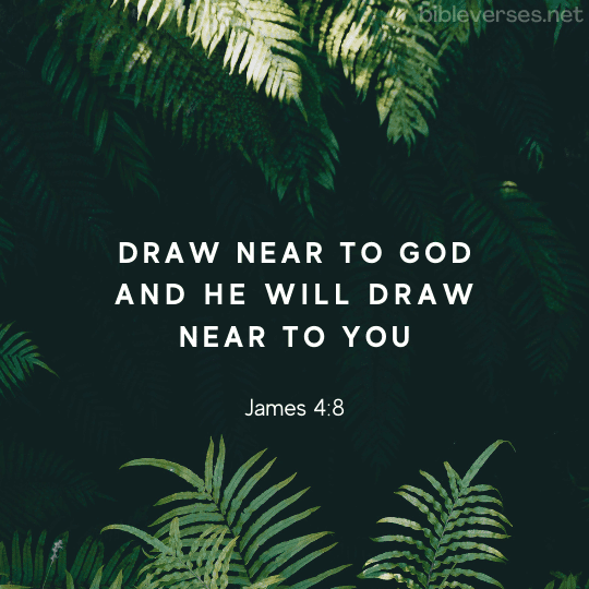James 4:8 - Bibleverses.net