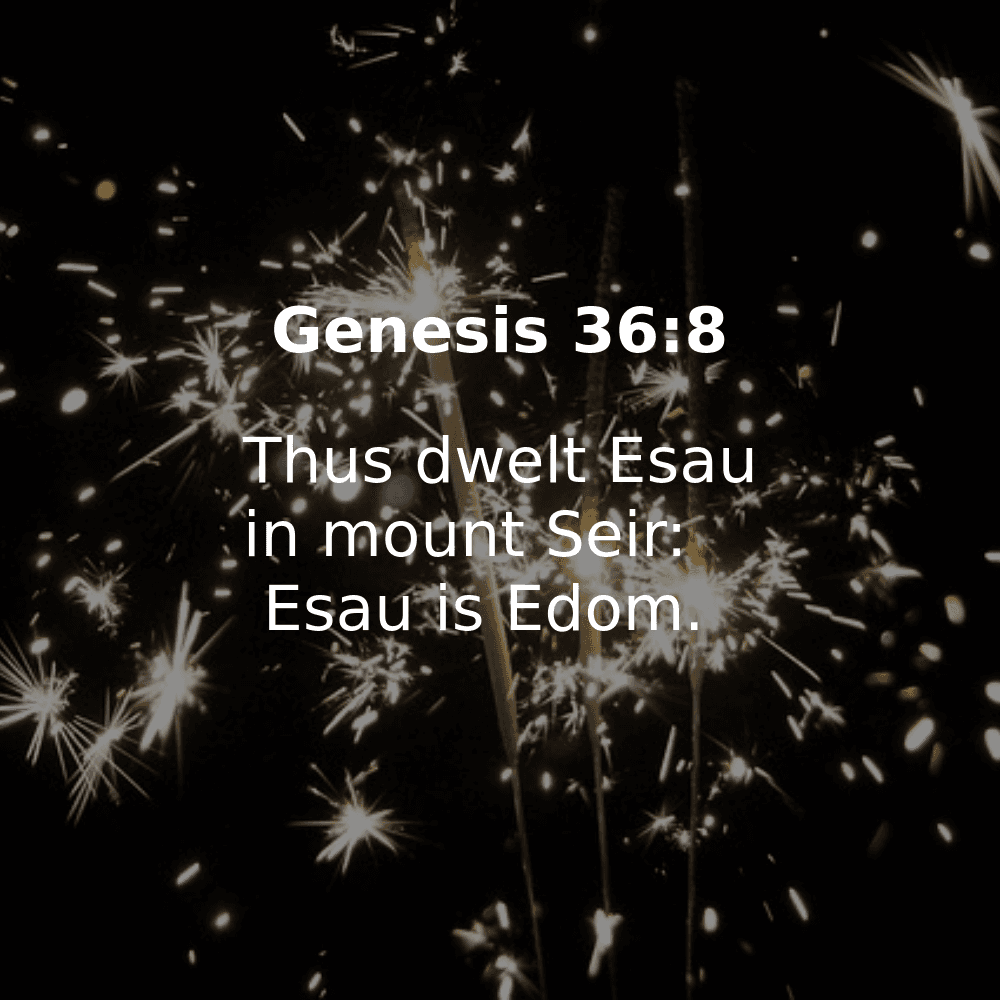 Genesis 36:8 - Bibleverses.net
