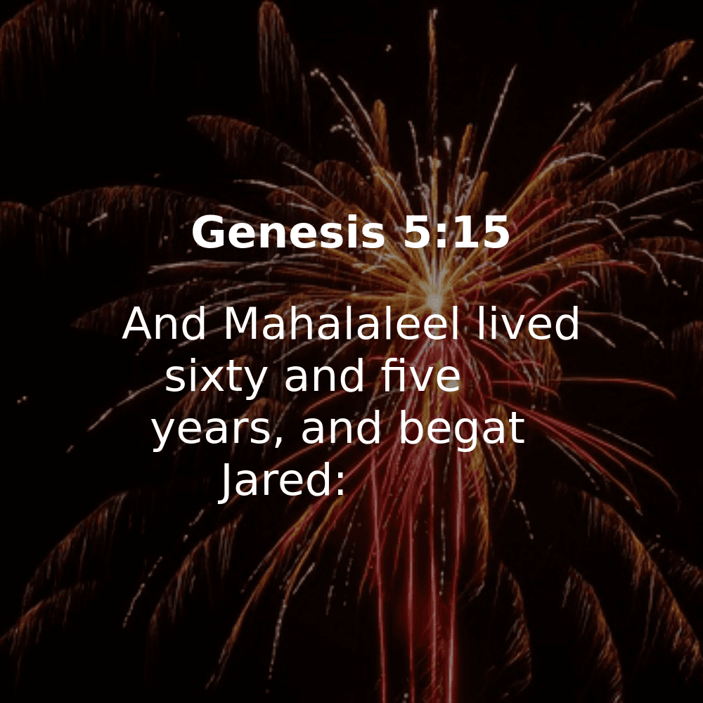 Genesis 5:15 - Bibleverses.net