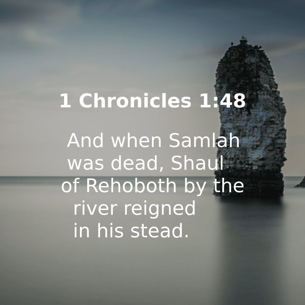 1 Chronicles 1:48 - Bibleverses.net