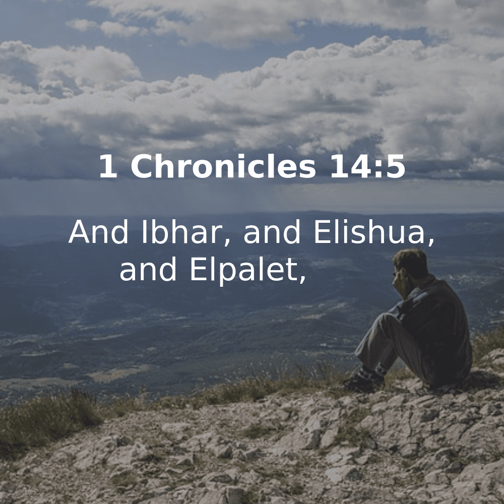 1 Chronicles 14:5 - Bibleverses.net