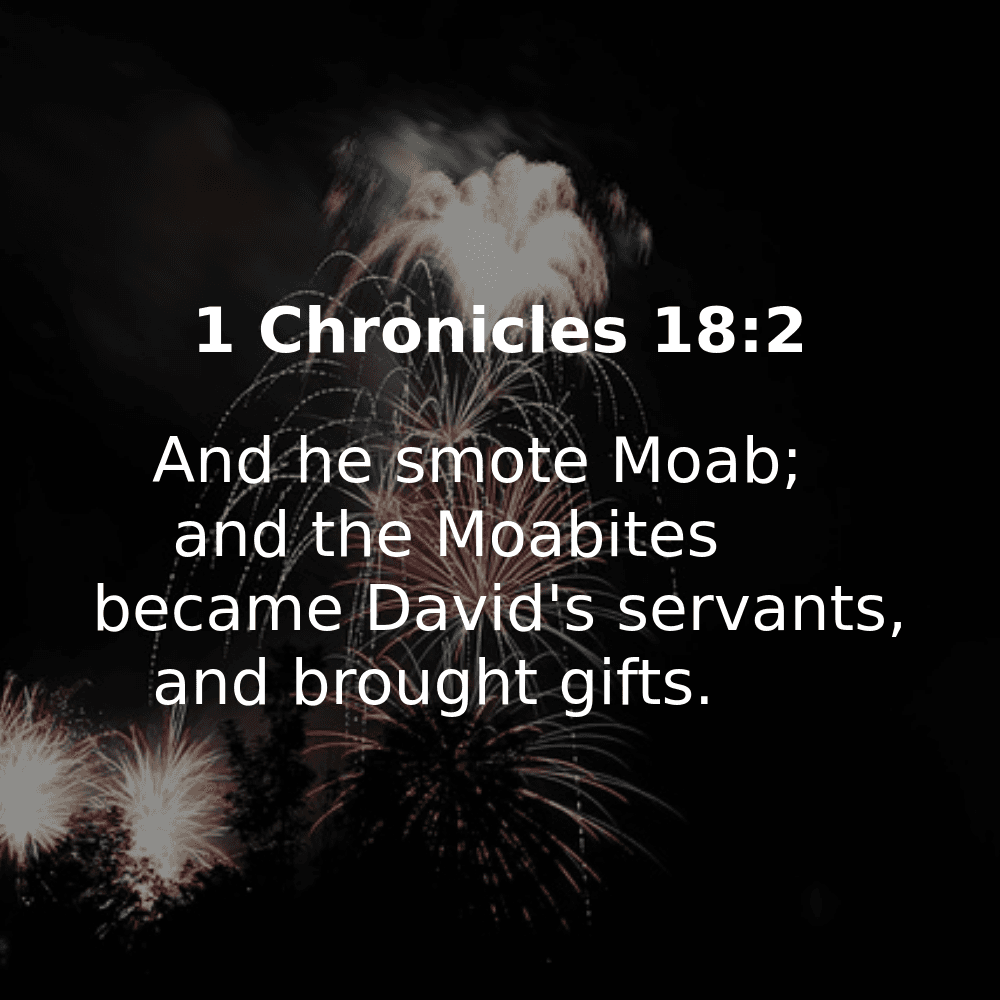 1 Chronicles 18:2 - Bibleverses.net