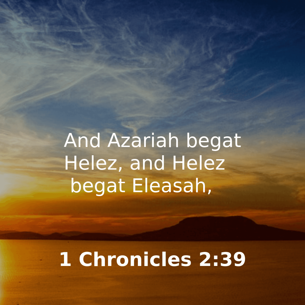 1 Chronicles 2:39 - Bibleverses.net