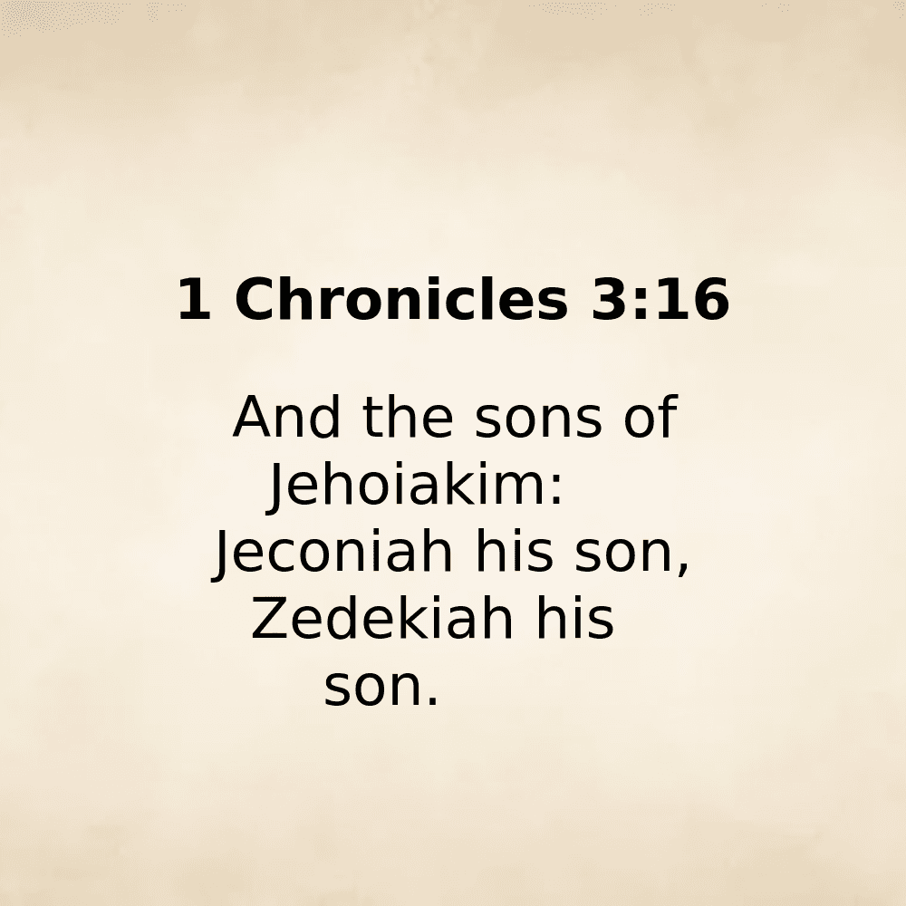 1 Chronicles 3:16 - Bibleverses.net
