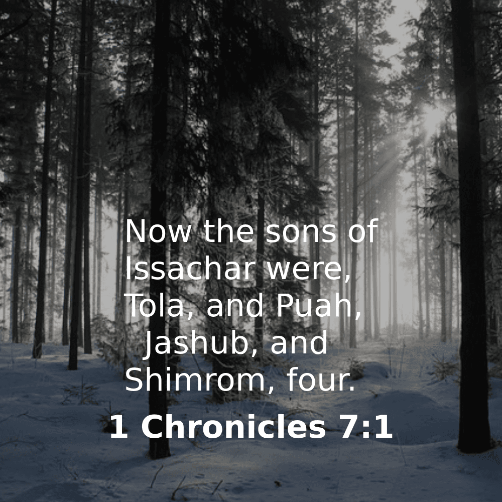 1 Chronicles 7:1 - Bibleverses.net