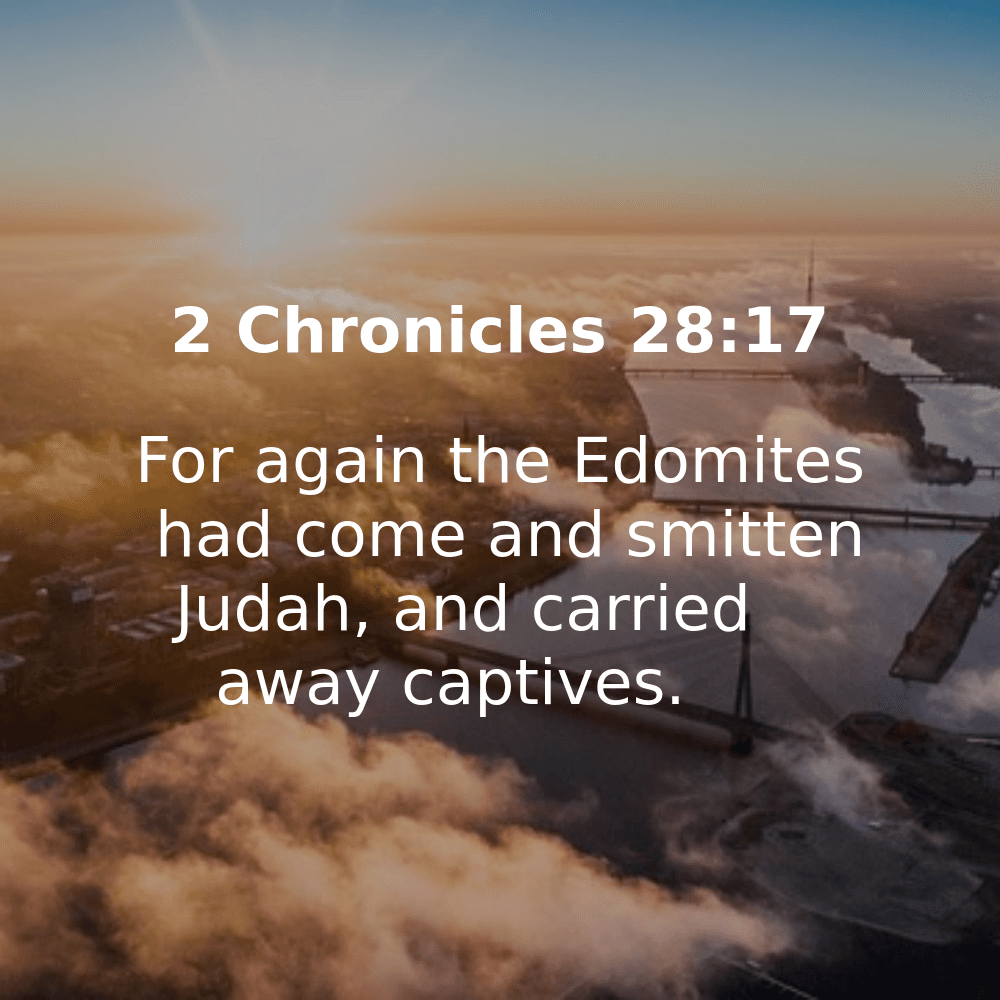 2 Chronicles 28:17 - Bibleverses.net