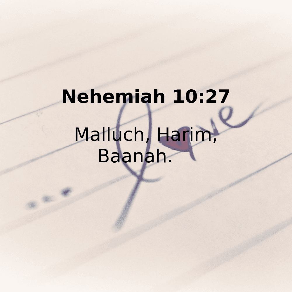Nehemiah 10:27 - Bibleverses.net