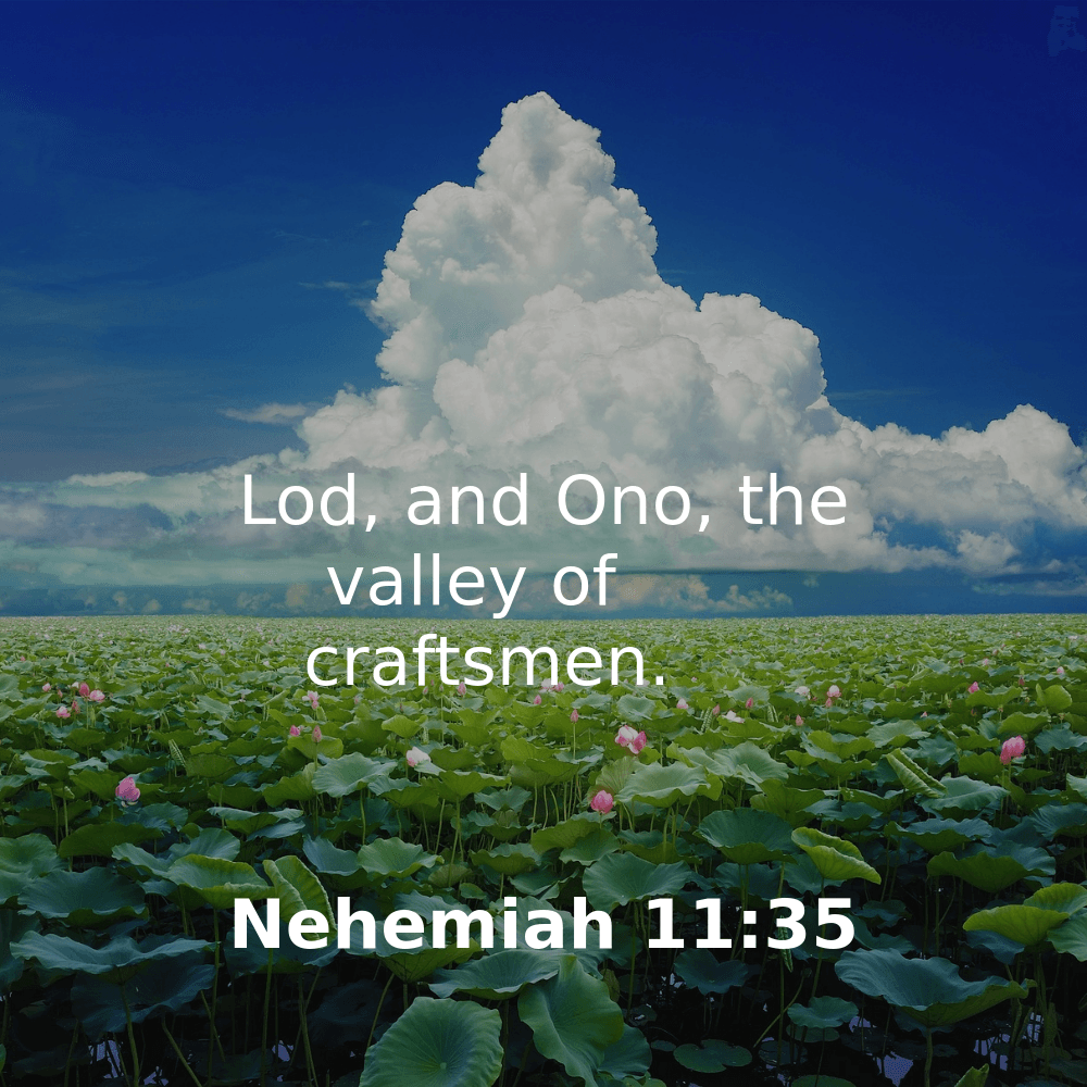 Nehemiah 11:35 - Bibleverses.net