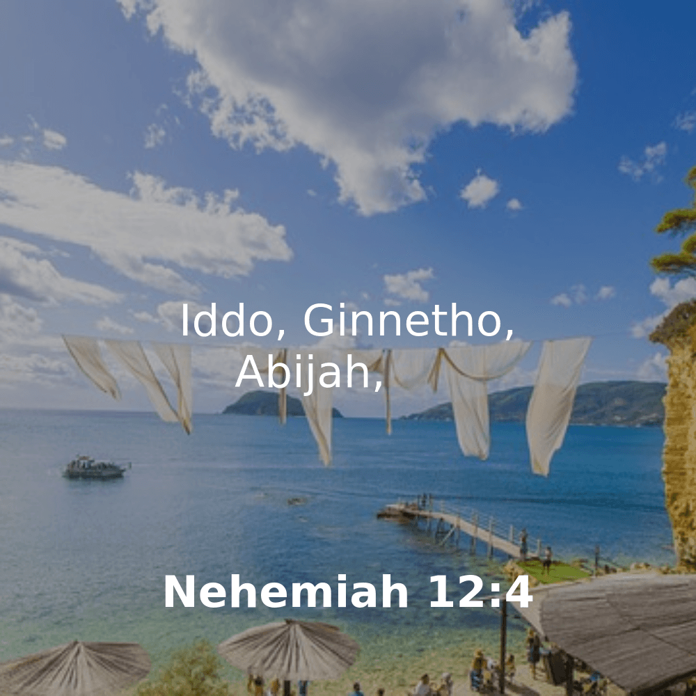 Nehemiah 12:4 - Bibleverses.net