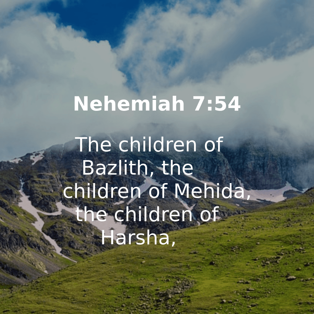 Nehemiah 7:54 - Bibleverses.net