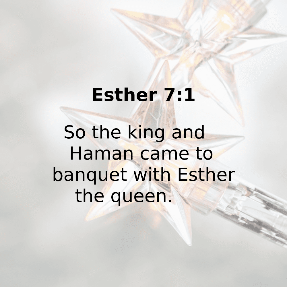 Esther 7:1 - Bibleverses.net