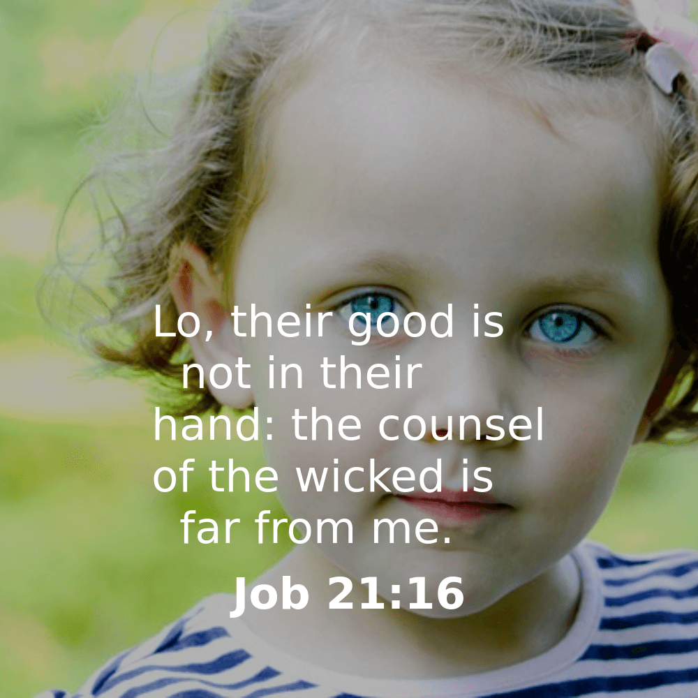 Job 21:16 - Bibleverses.net