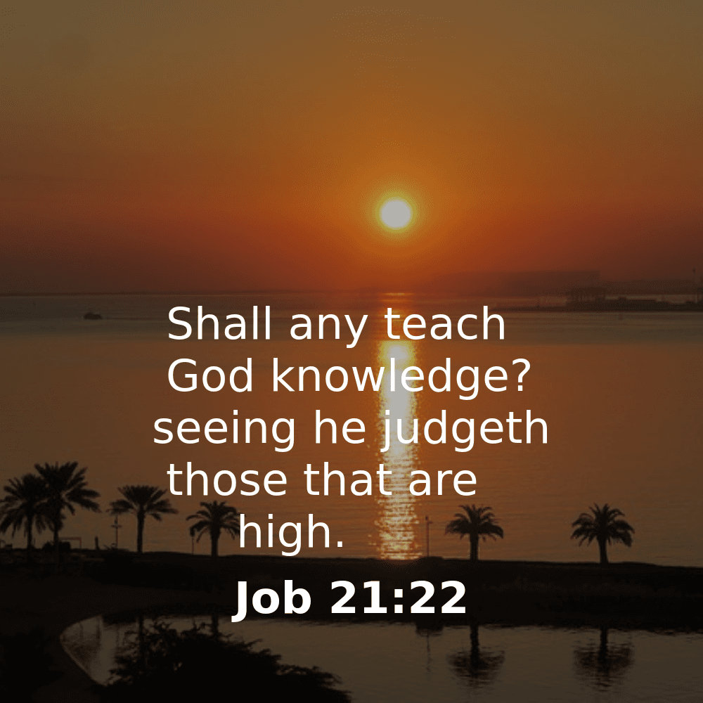 Job 21:22 - Bibleverses.net