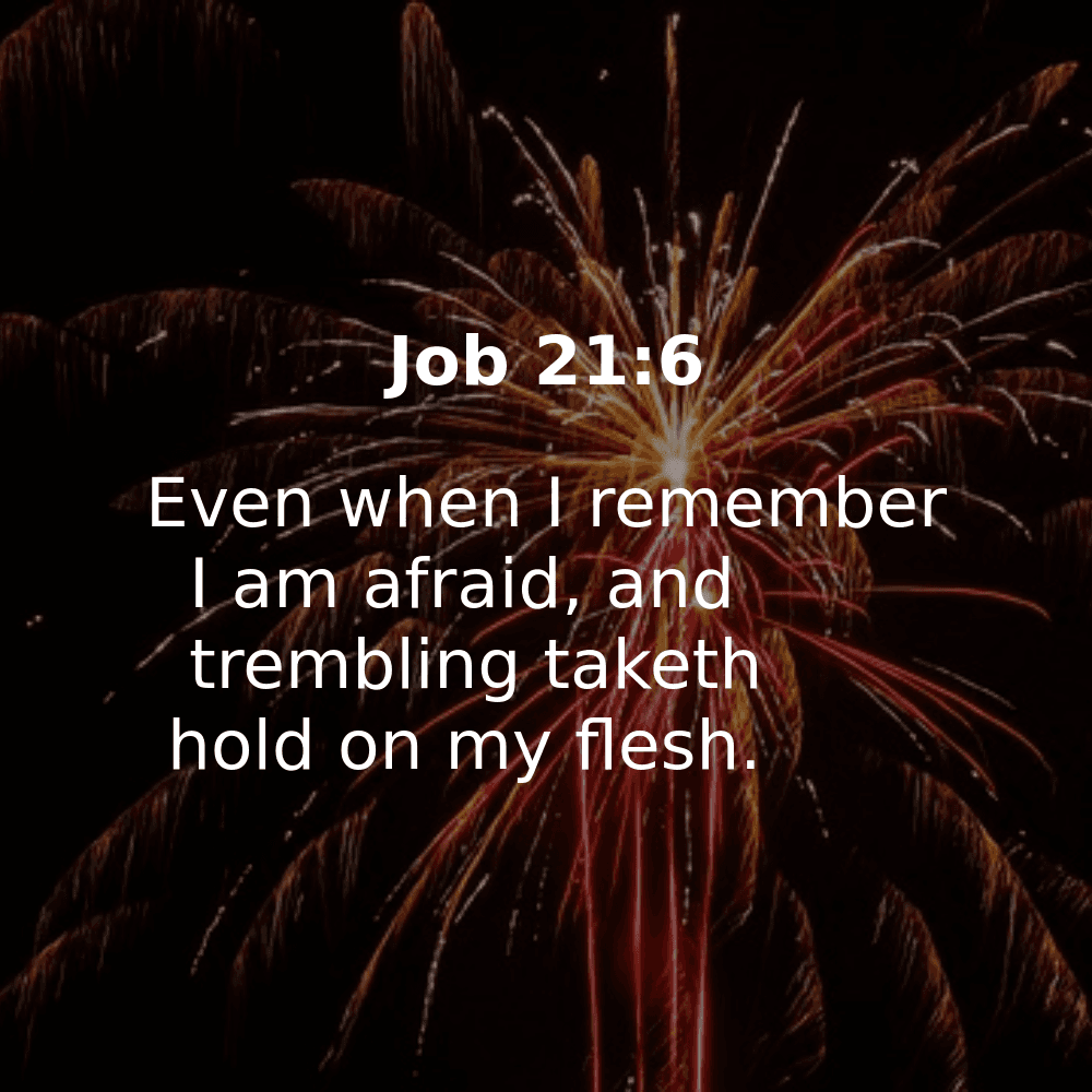 Job 21:6 - Bibleverses.net