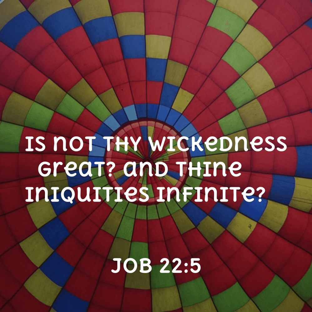 Job 22:5 - Bibleverses.net