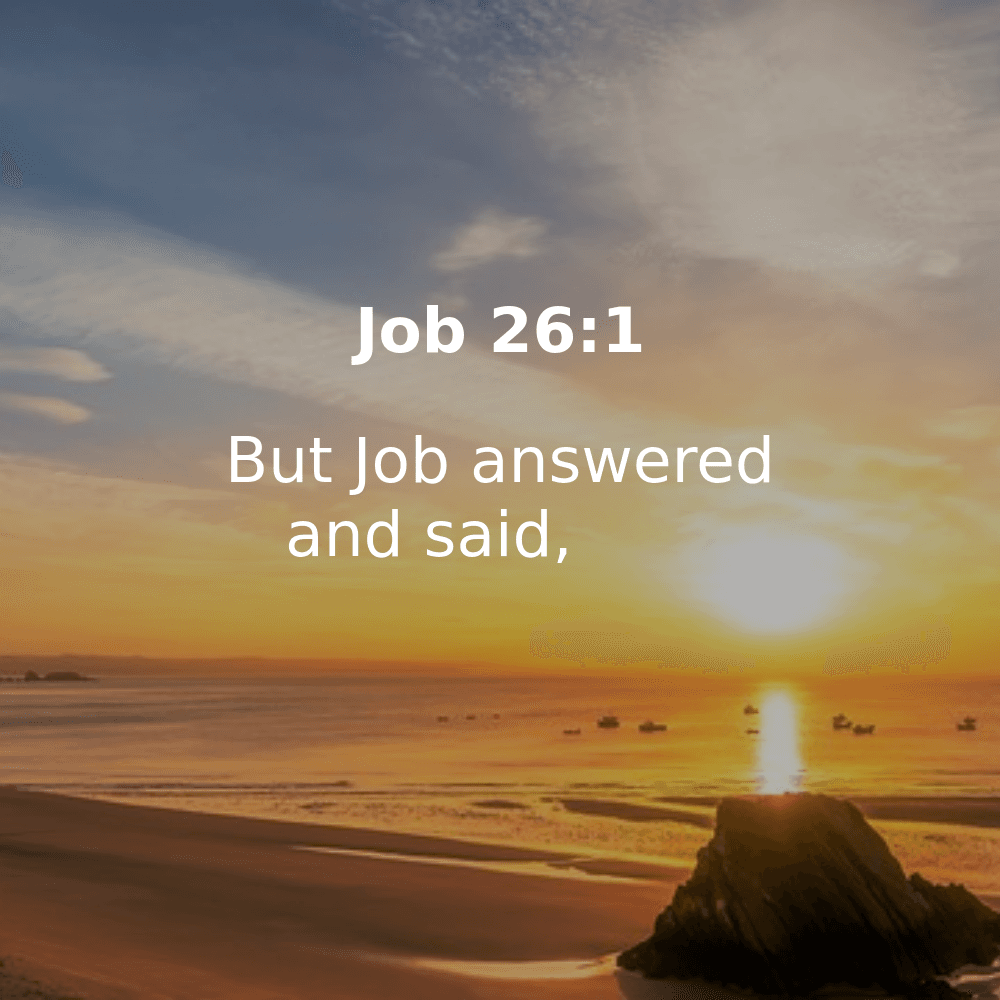 Job 26:1 - Bibleverses.net