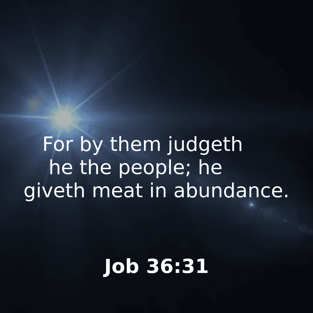 Job 36:31 - Bibleverses.net