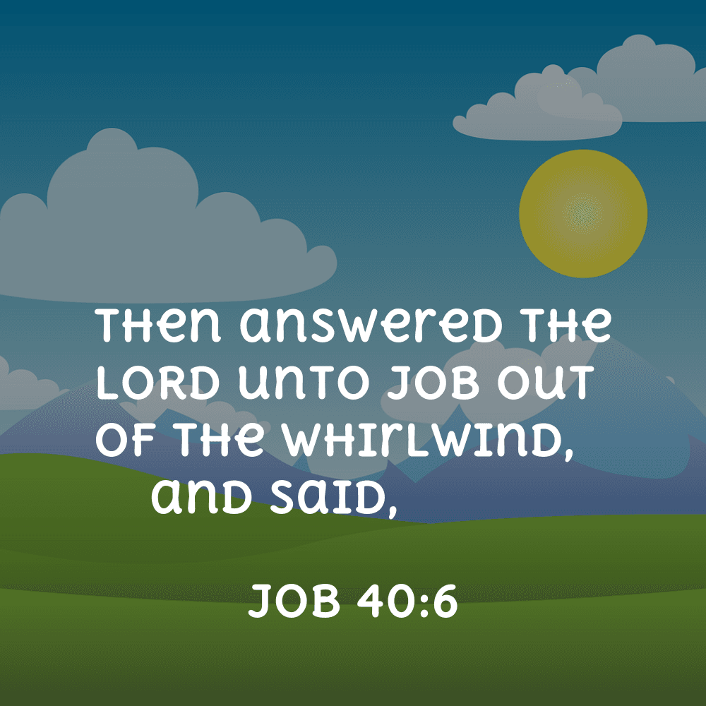 Job 40:6 - Bibleverses.net