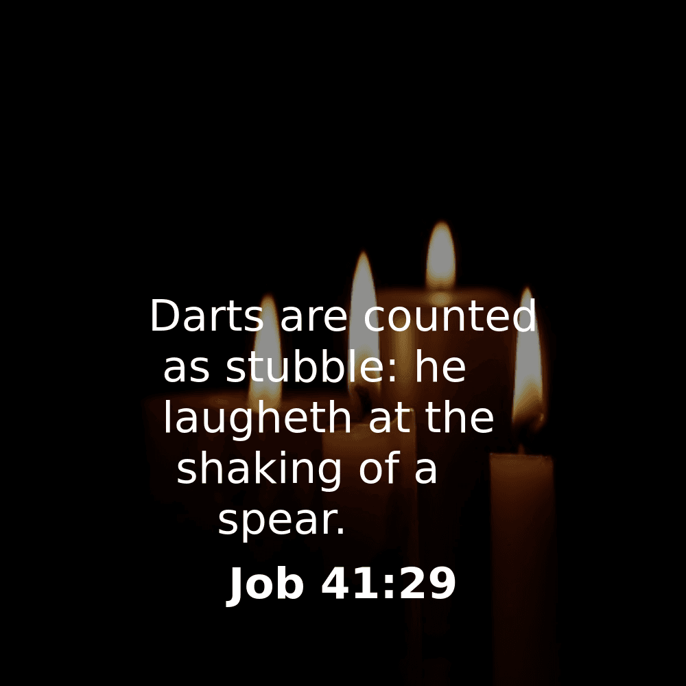 Job 41:29 - Bibleverses.net