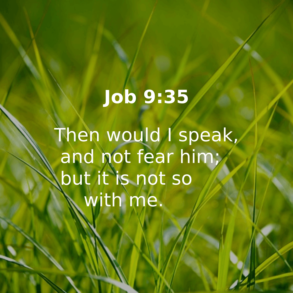 Job 9:35 - Bibleverses.net