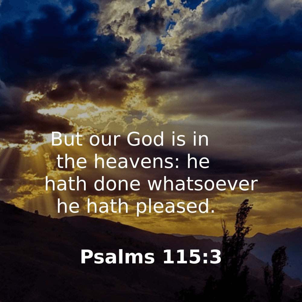 Psalms 115:3 - Bibleverses.net