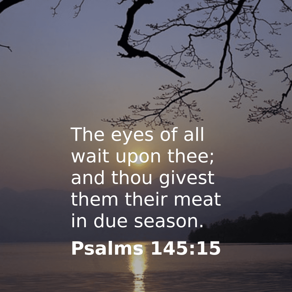 Psalms 145:15 - Bibleverses.net