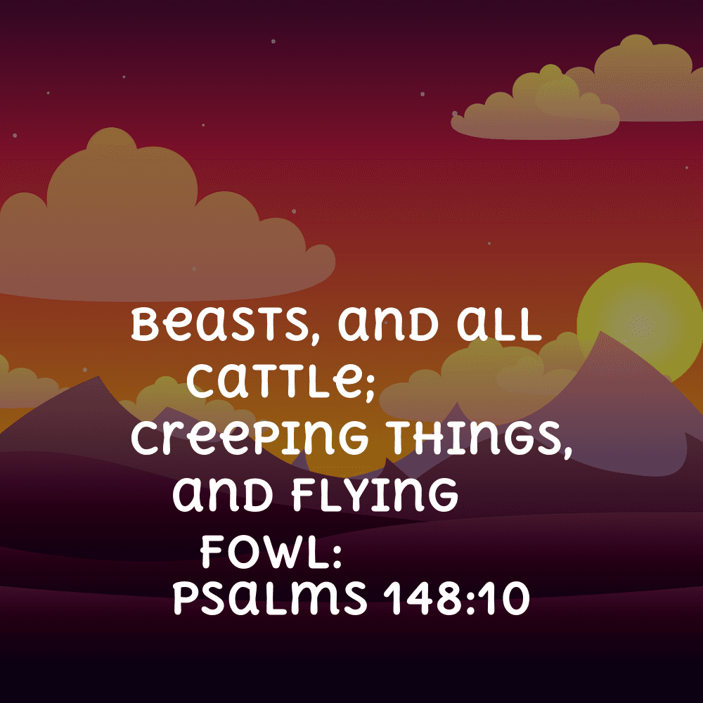 Psalms 148:10 - Bibleverses.net