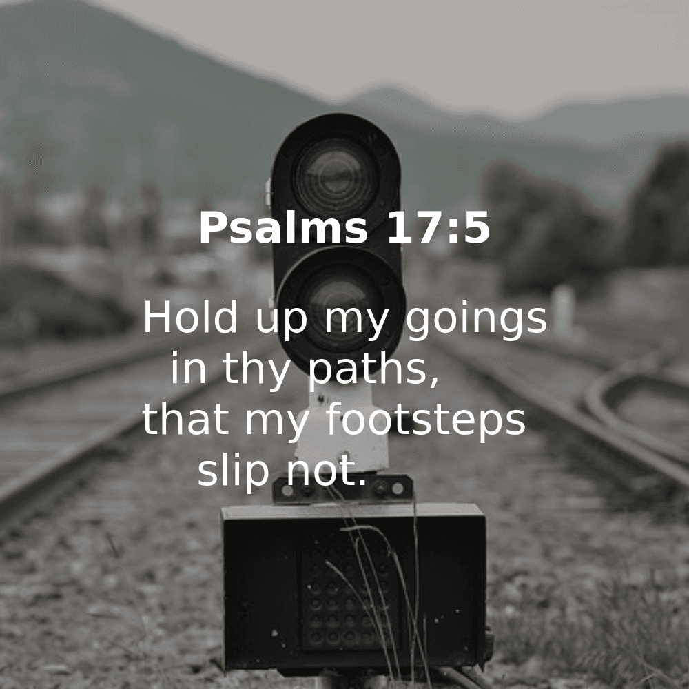 Psalms 17:5 - Bibleverses.net