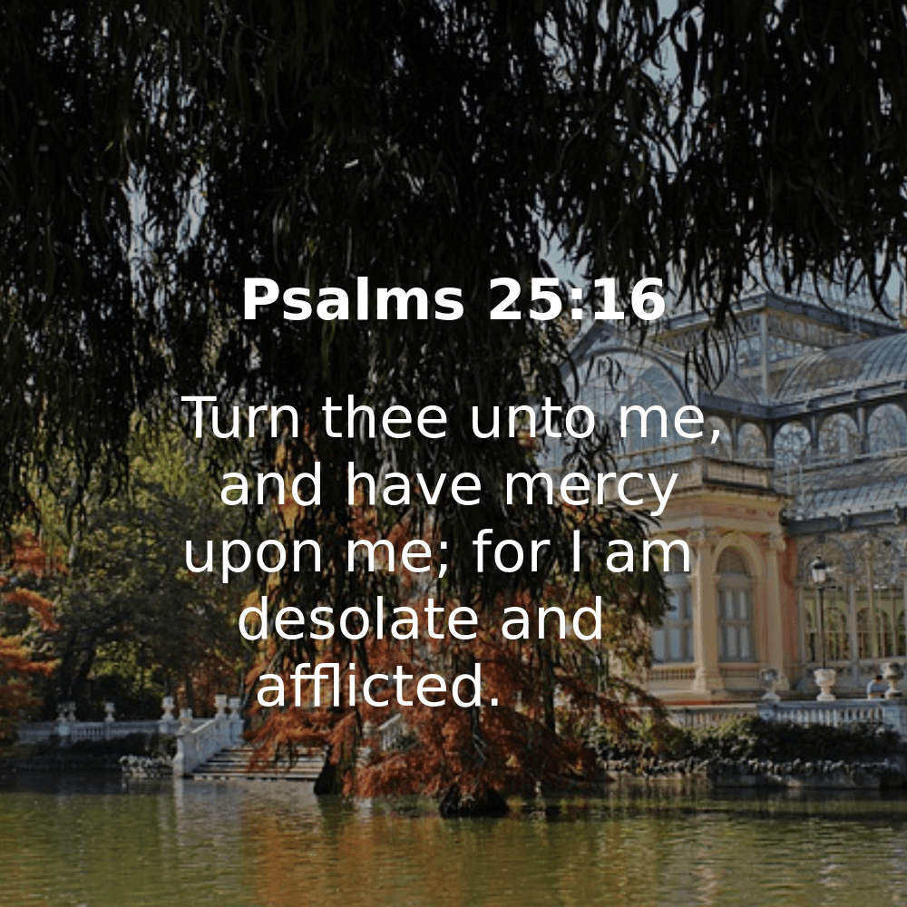 Psalms 25:16 - Bibleverses.net