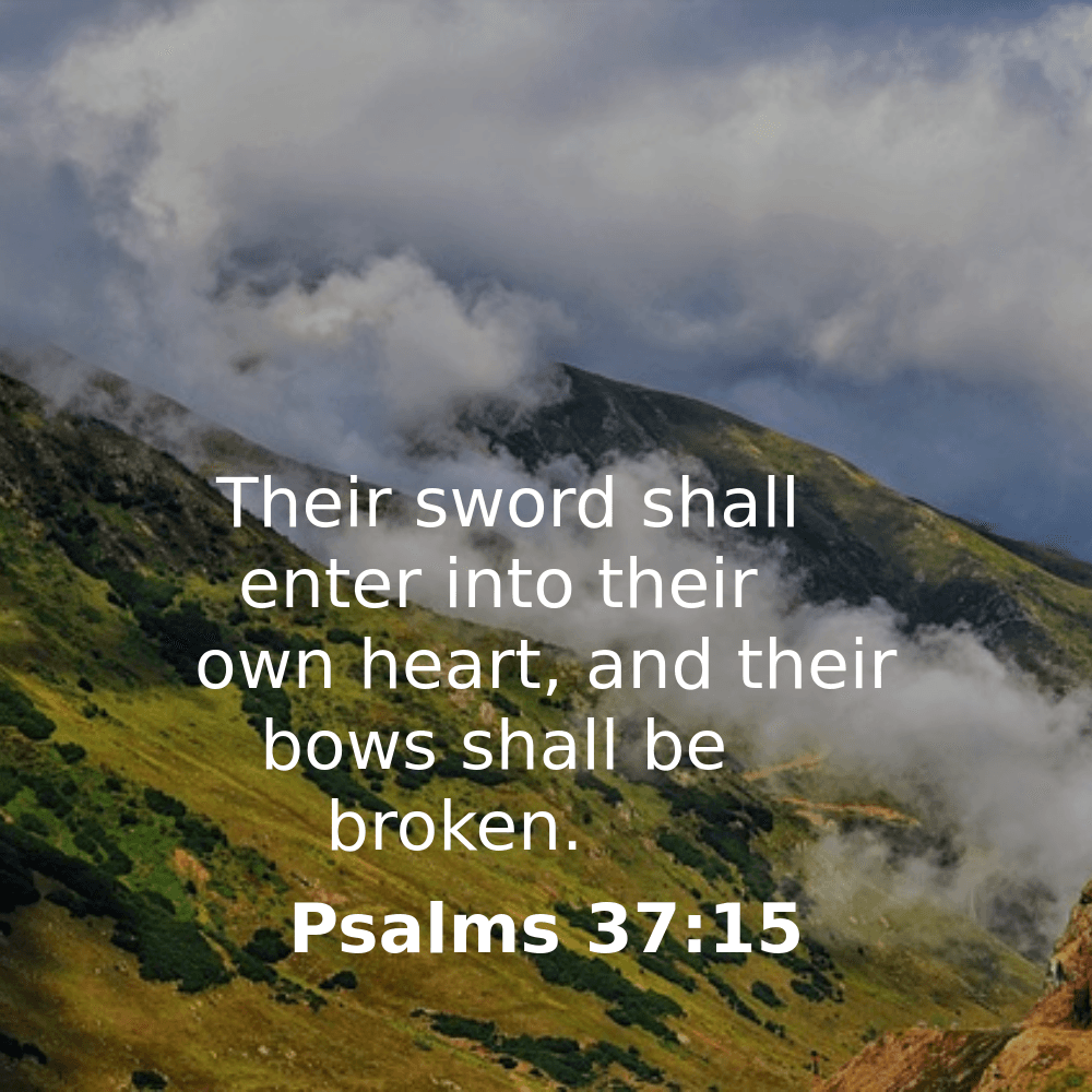 Psalms 37:15 - Bibleverses.net