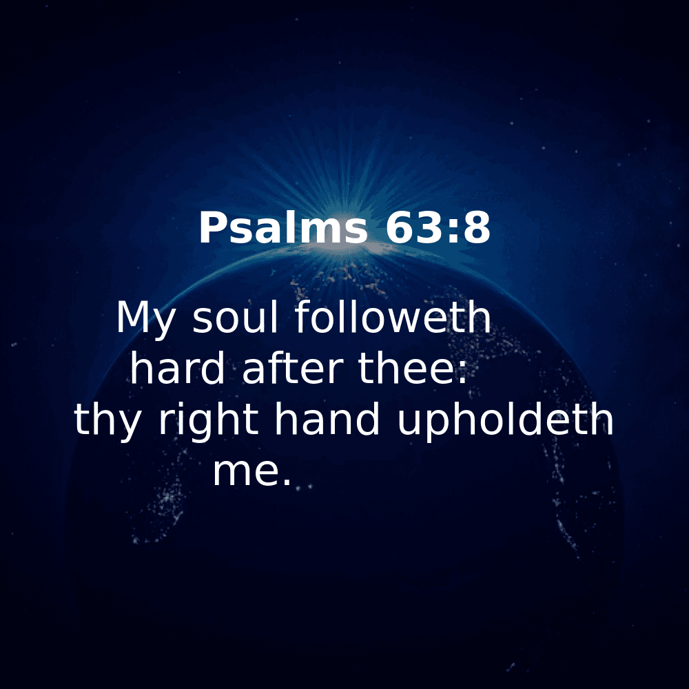 Psalms 63:8 - Bibleverses.net