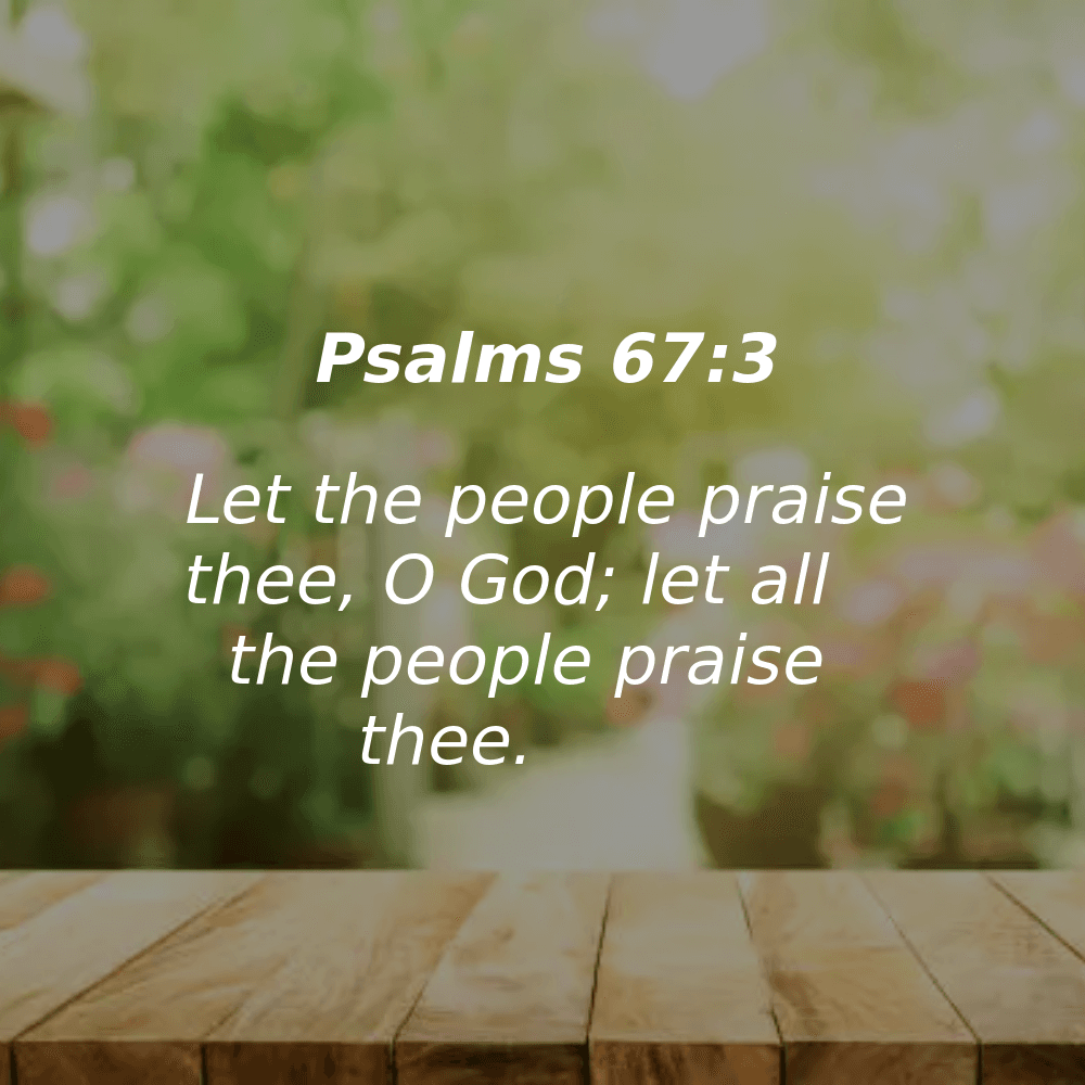 Psalms 67:3 - Bibleverses.net