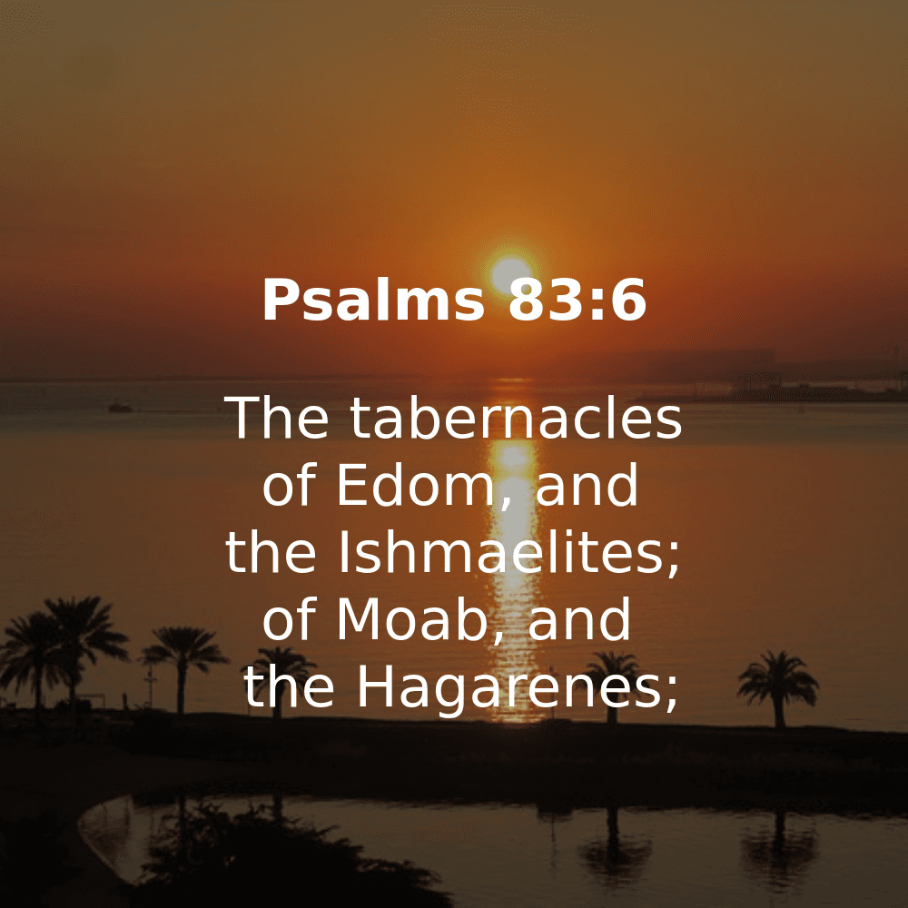 Psalms 83:6 - Bibleverses.net