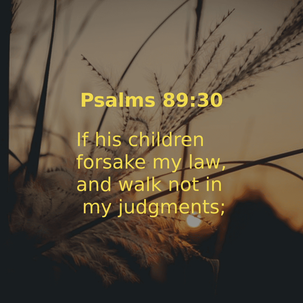 Psalms 89:30 - Bibleverses.net