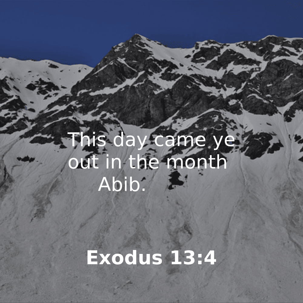 Exodus 13:4 - Bibleverses.net