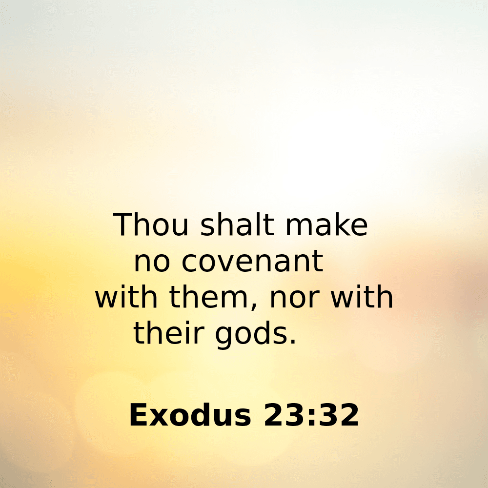 Exodus 23:32 - Bibleverses.net