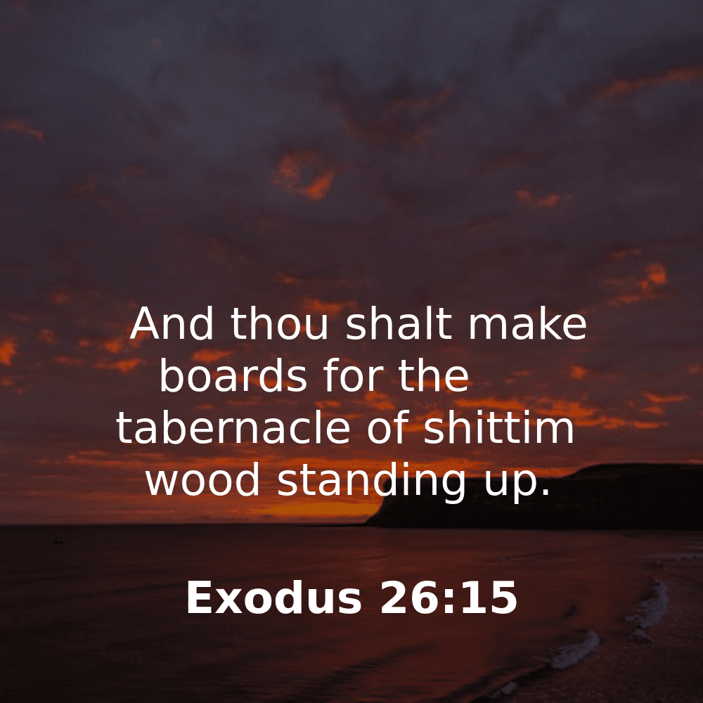 Exodus 26:15 - Bibleverses.net
