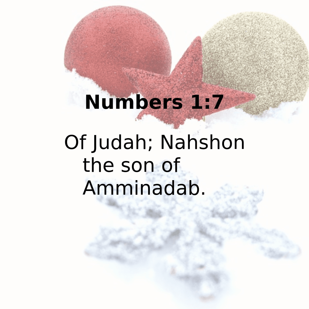 Numbers 1:7 - Bibleverses.net