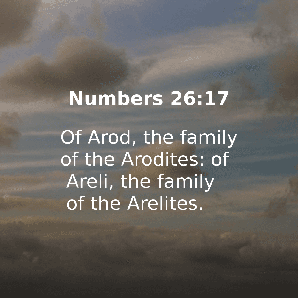 Numbers 26:17 - Bibleverses.net