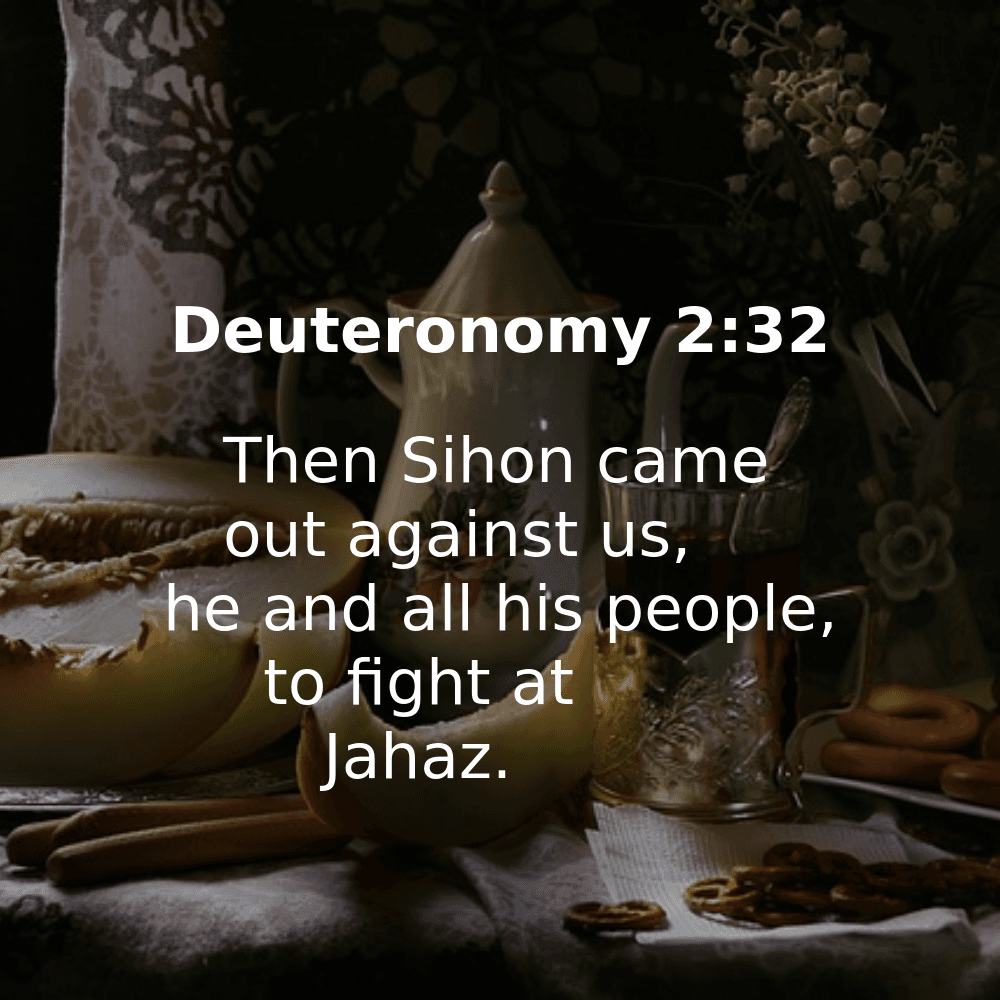 Deuteronomy 2:32 - Bibleverses.net