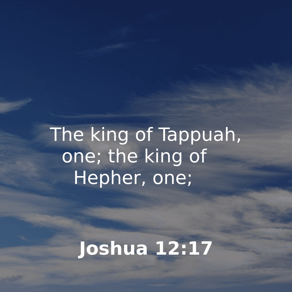 Joshua 12:17 - Bibleverses.net