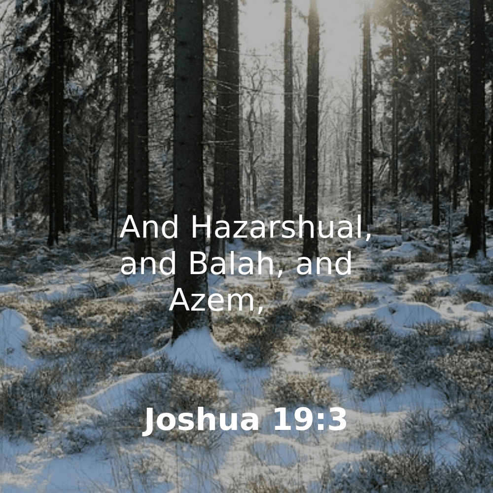 Joshua 19:3 - Bibleverses.net