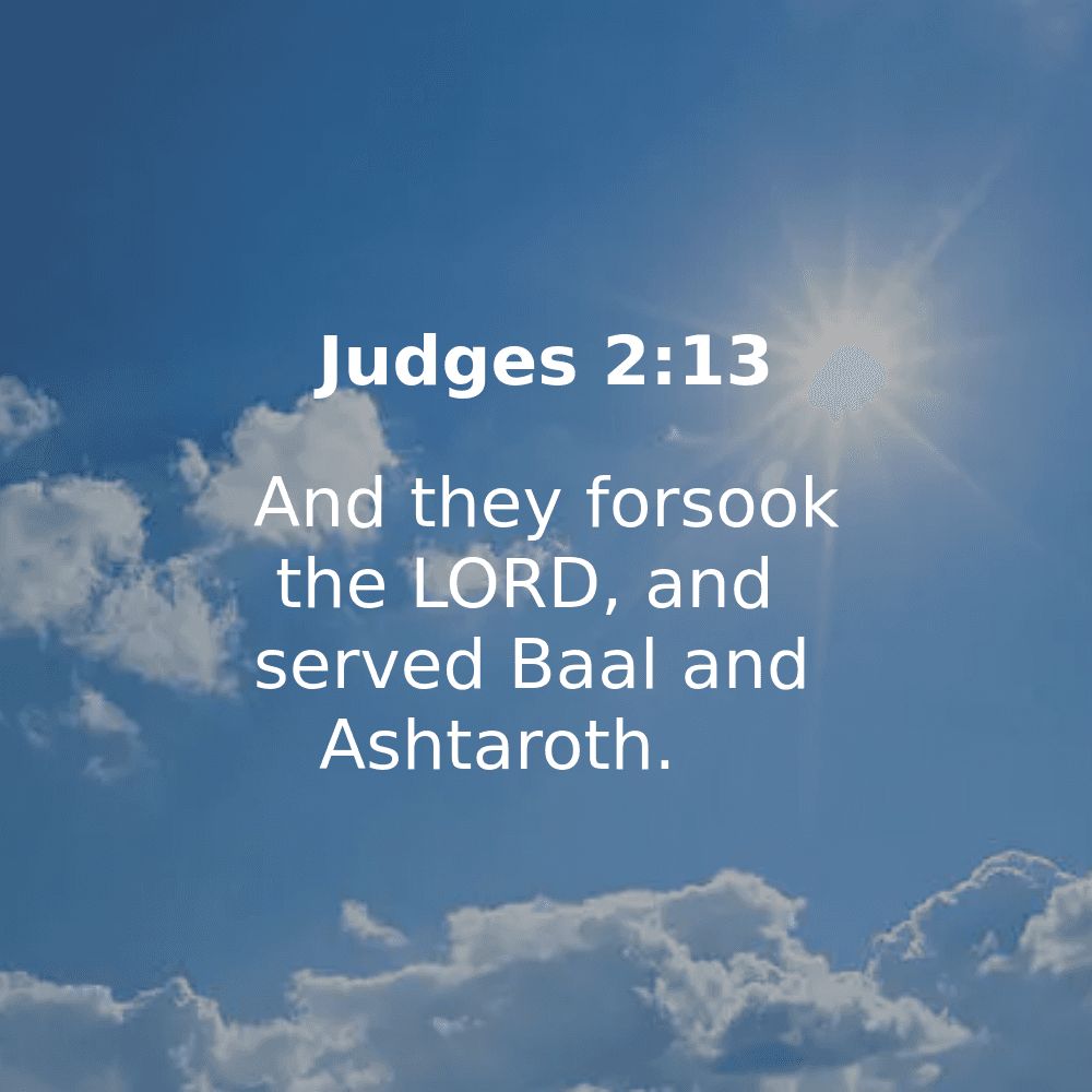 Judges 2:13 - Bibleverses.net