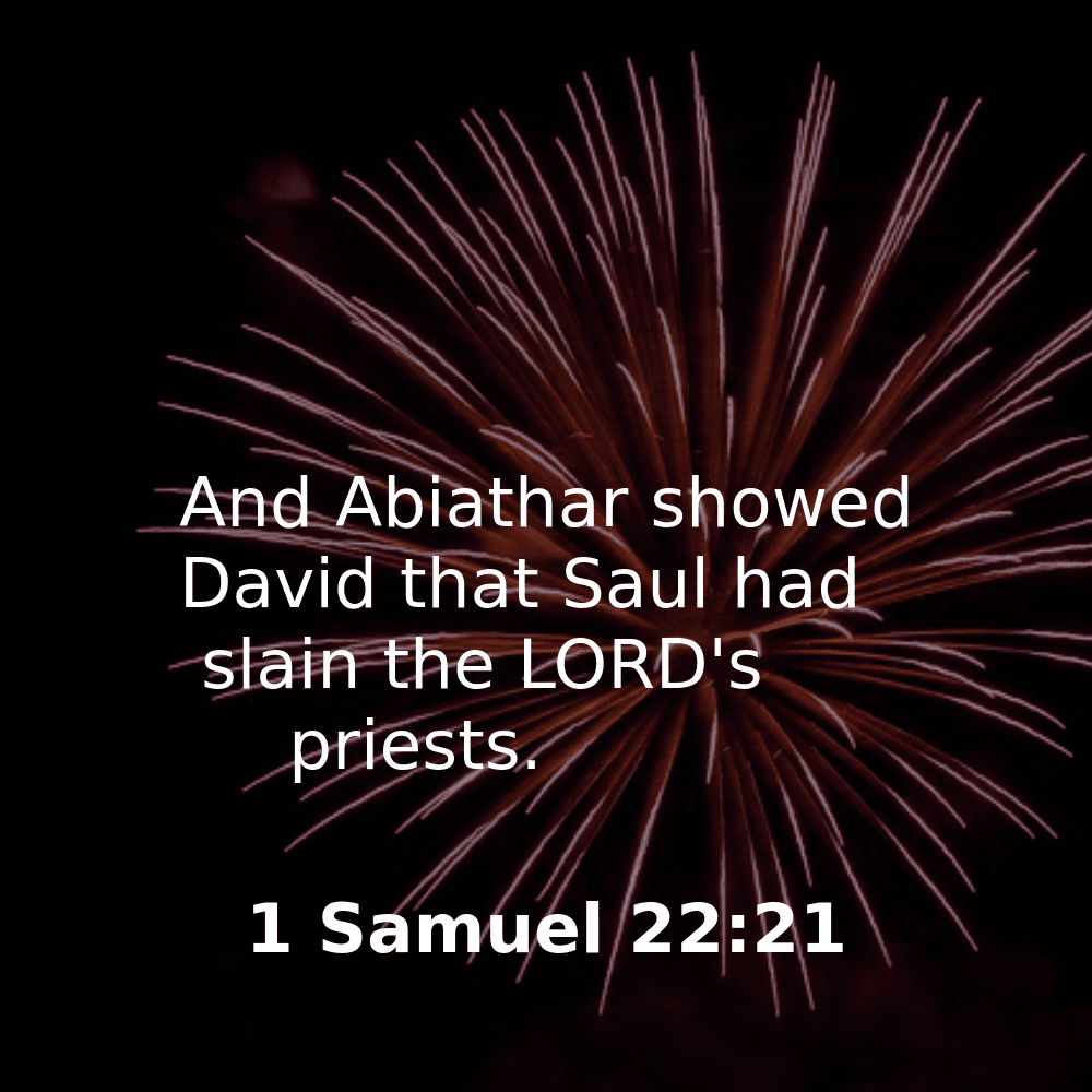 1 Samuel 22:21 - Bibleverses.net