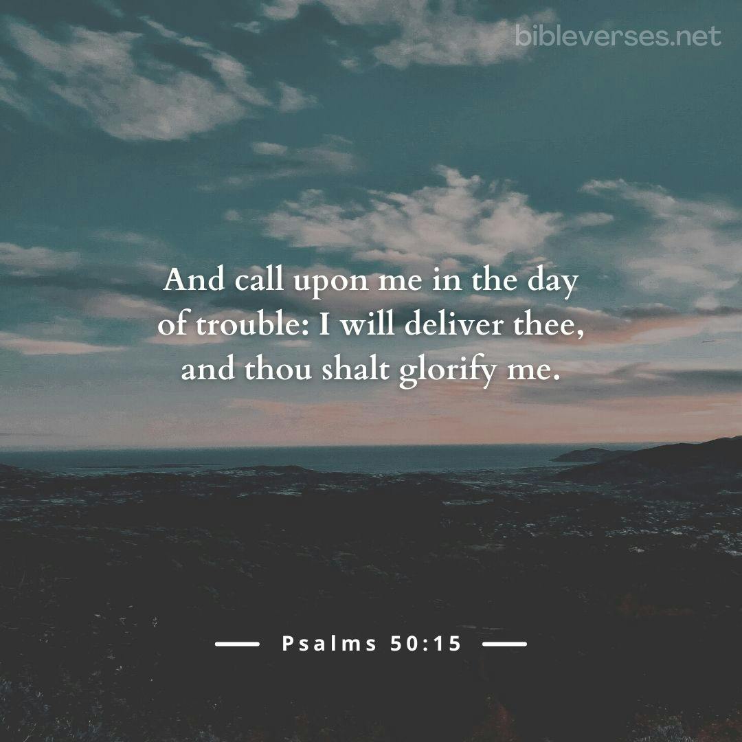 Psalms 50:15 - Bibleverses.net