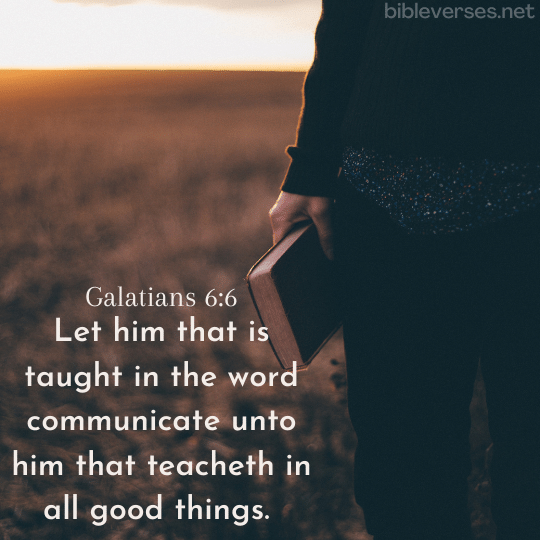 Galatians 6:6 - Bibleverses.net